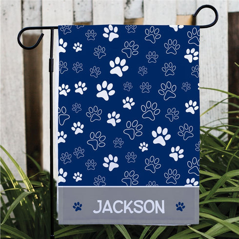 Personalized Paw Prints Garden Flag - Sunny Jar Personalized™