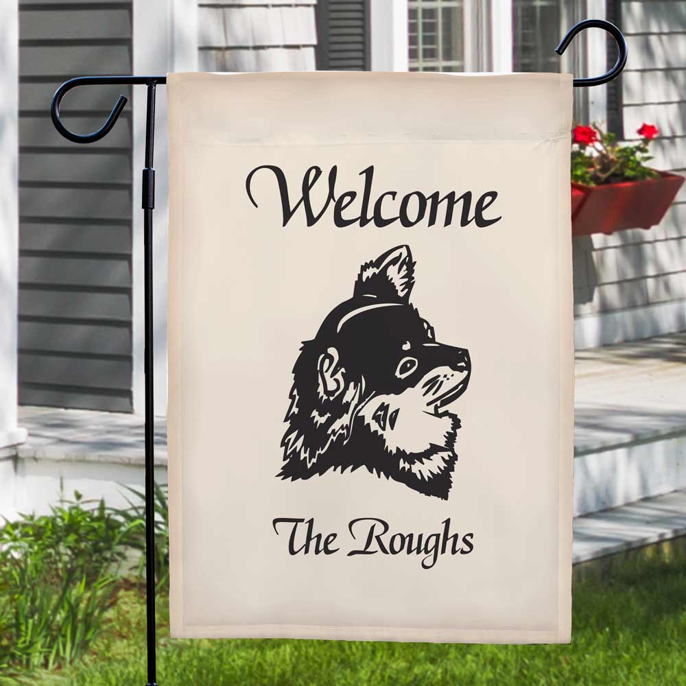 Dog Breed Welcome Personalized Garden Flag - Sunny Jar Personalized™