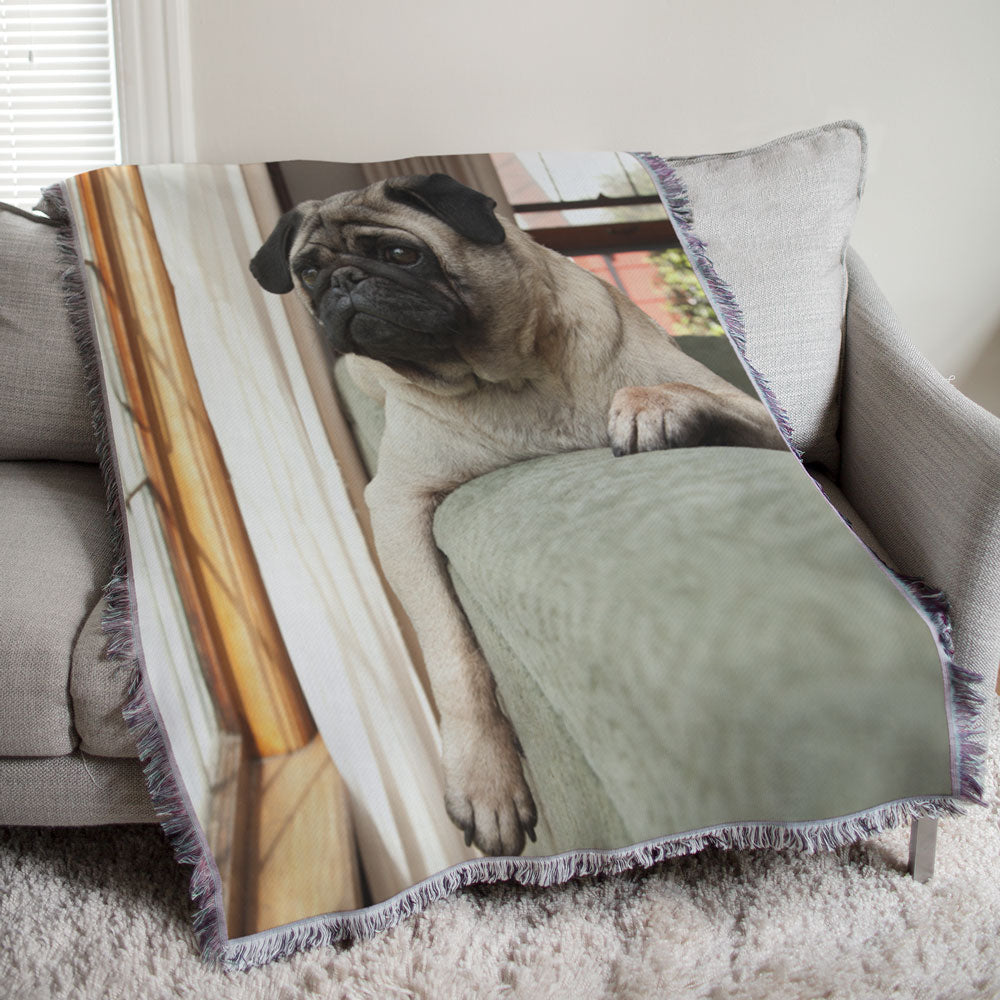 Personalized Pet Photo Tapestry Throw - Sunny Jar Personalized™