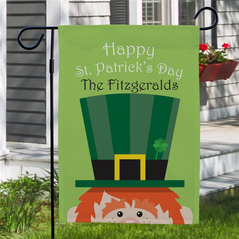 Personalized St. Patrick's Day Garden Flag - Sunny Jar Personalized™