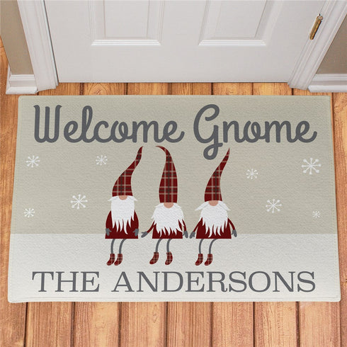 Personalized Welcome Gnome Doormat - Sunny Jar Personalized™