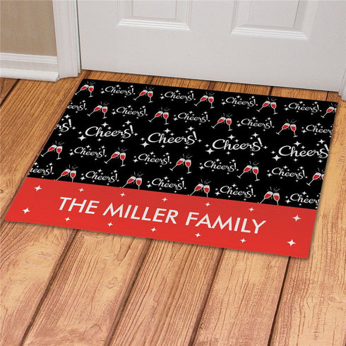 Personalized Cheers Doormat - Sunny Jar Personalized™