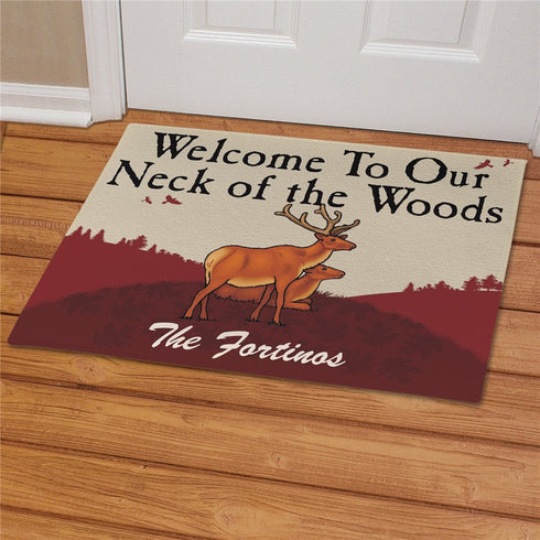 Custom Neck of the Woods Doormat - Sunny Jar Personalized™