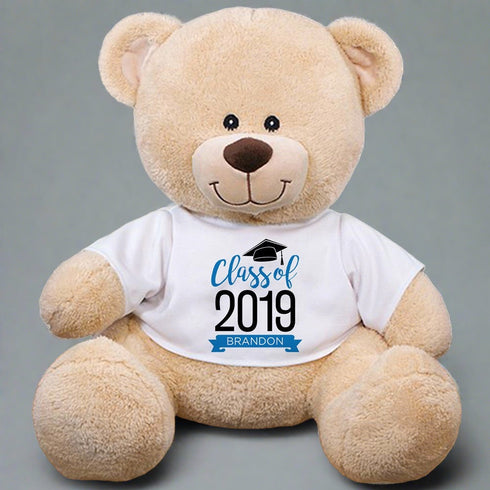 Personalized Graduate Hat with Banner Bear - Sunny Jar Personalized™