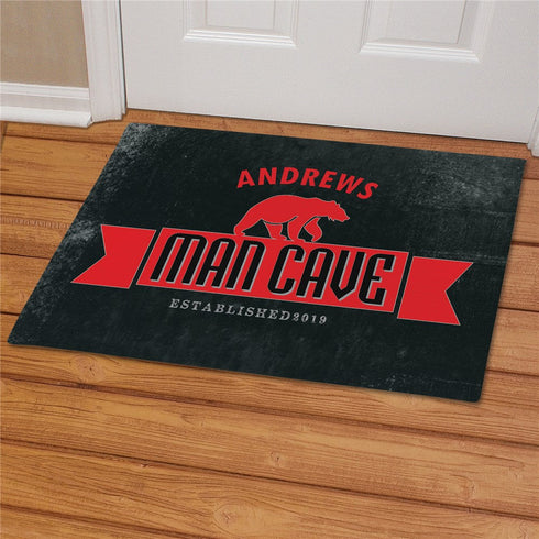 Personalized Man Cave Doormat - Sunny Jar Personalized™