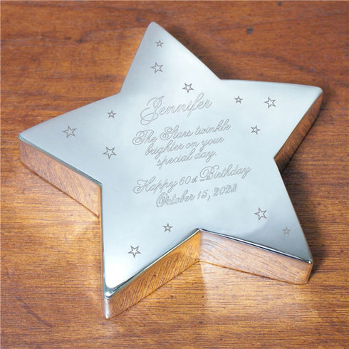 Happy Birthday Silver Star - Sunny Jar Personalized™