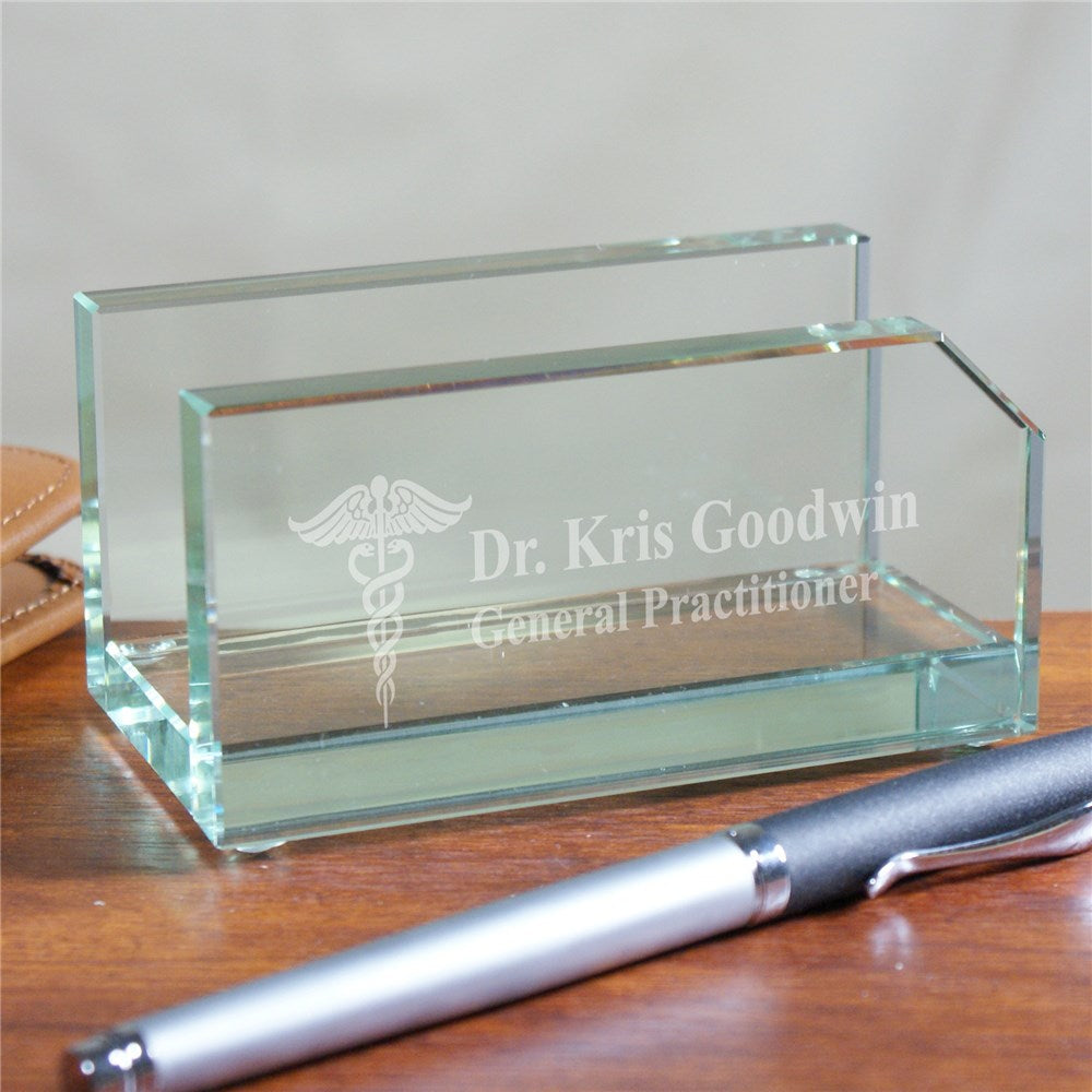 Personalized Doctor Business Card Holder - Sunny Jar Personalized™