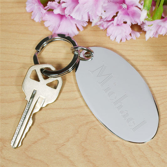 Name/Initial Silver keychain - Sunny Jar Personalized™