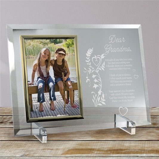 Your Memory is a Keepsake Personalized Memorial Picture Frame - Sunny Jar Personalized™