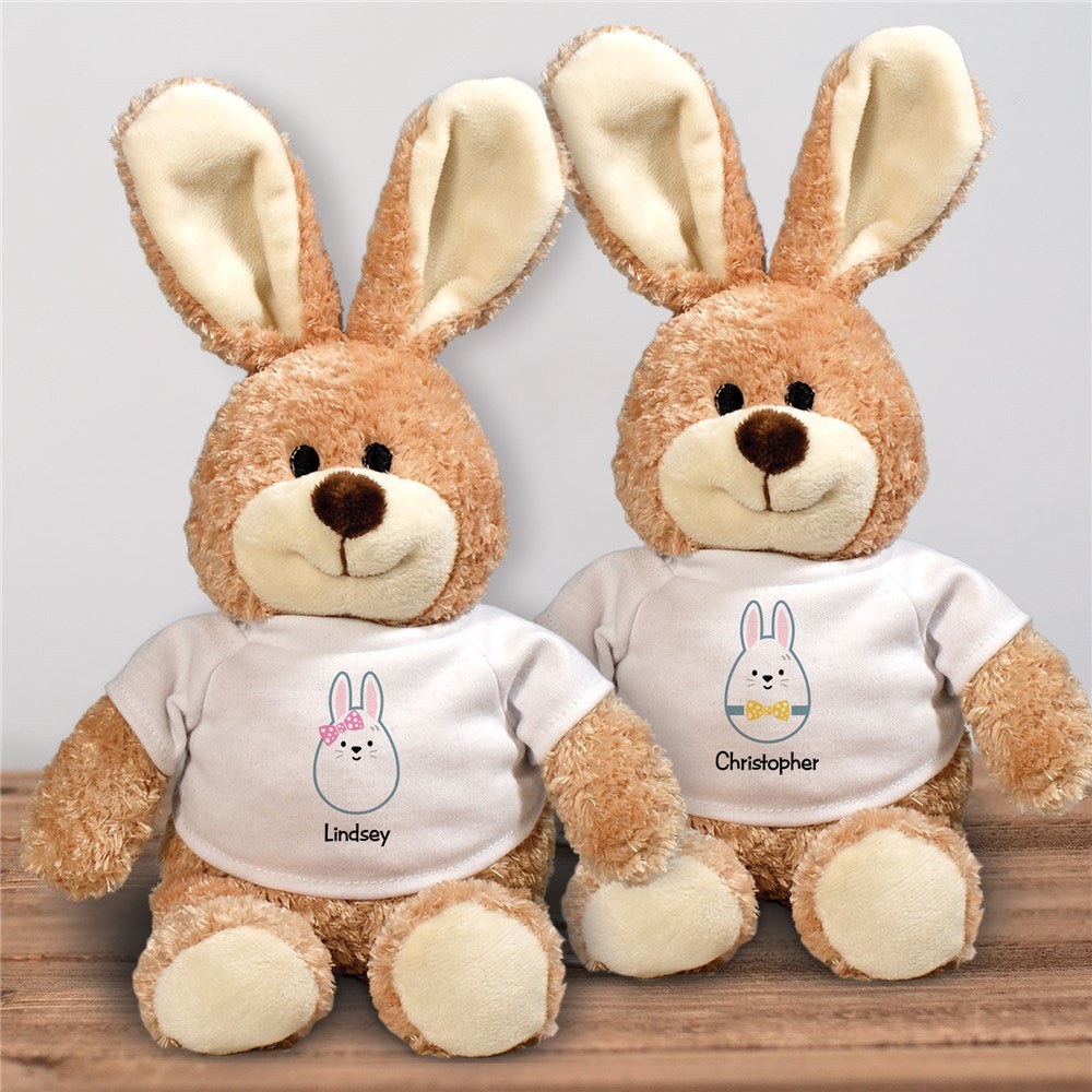 Personalized Bow Tie Brown Bunny - Sunny Jar Personalized™