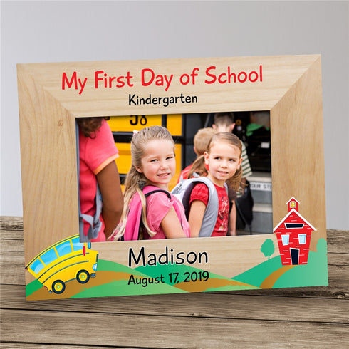 Personalized School Bus Frame - Sunny Jar Personalized™