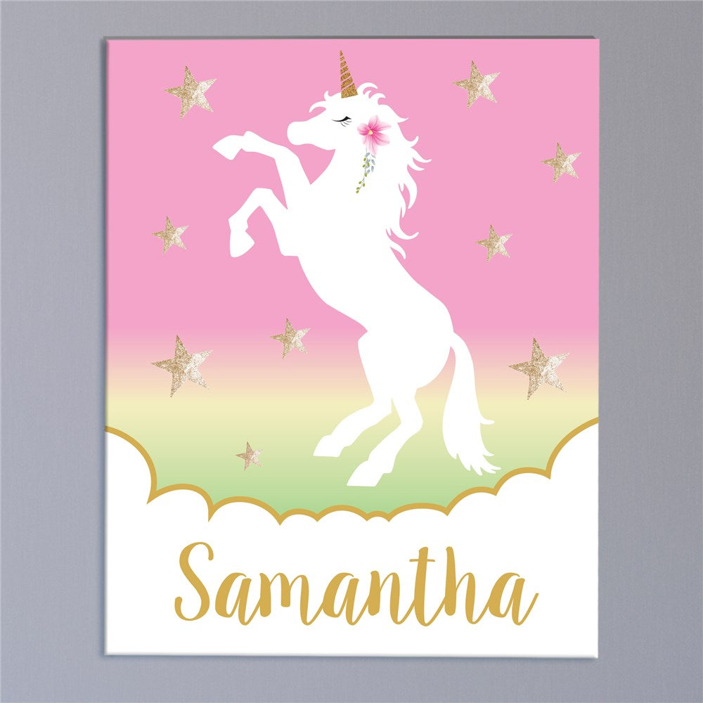 Personalized Unicorn Canvas - Sunny Jar Personalized™