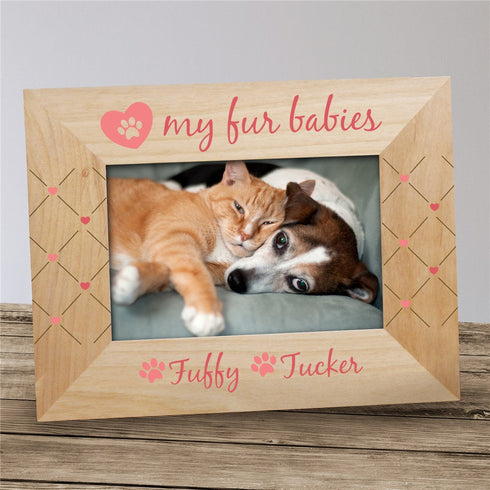 Personalized Heart My Fur Babies Frame - Sunny Jar Personalized™