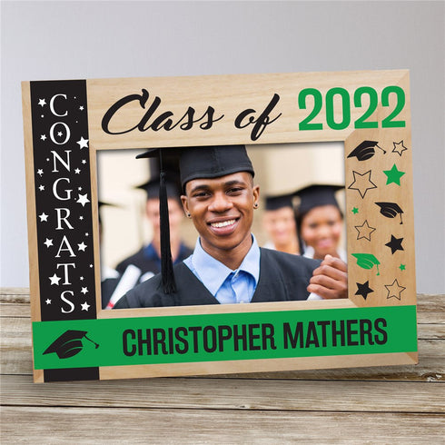 Personalized Congrats Class Of... Wooden Picture Frame - Sunny Jar Personalized™