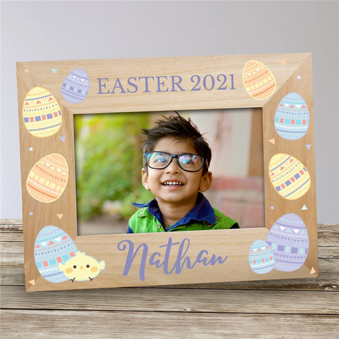 Personalized Easter Wooden Picture Frame - Sunny Jar Personalized™