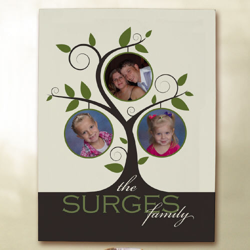 Personalized Family Tree Collage Canvas - Sunny Jar Personalized™