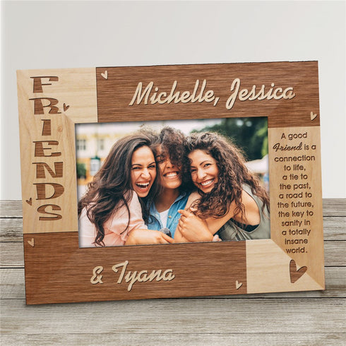 Friends Personalized Wooden Picture Frame - Sunny Jar Personalized™