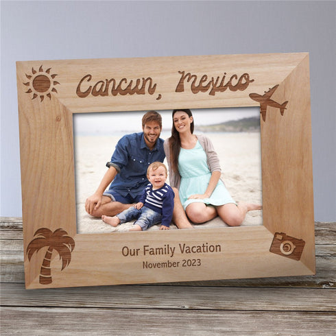 Our Vacation Picture Frame - Sunny Jar Personalized™