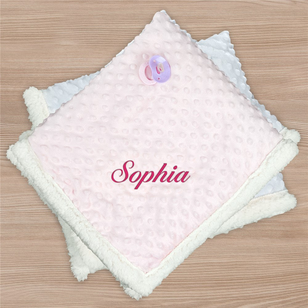 Personalized Any Name Baby Sherpa Blanket - Sunny Jar Personalized™