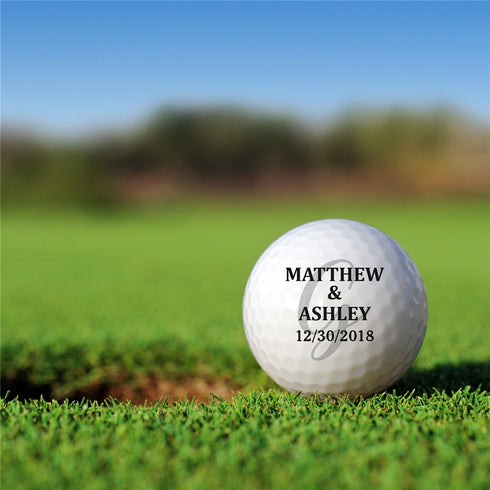 Personalized Couple Golf Ball Set - Sunny Jar Personalized™