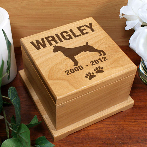 Engraved Dog Breed Pet Memorial Urn - Sunny Jar Personalized™