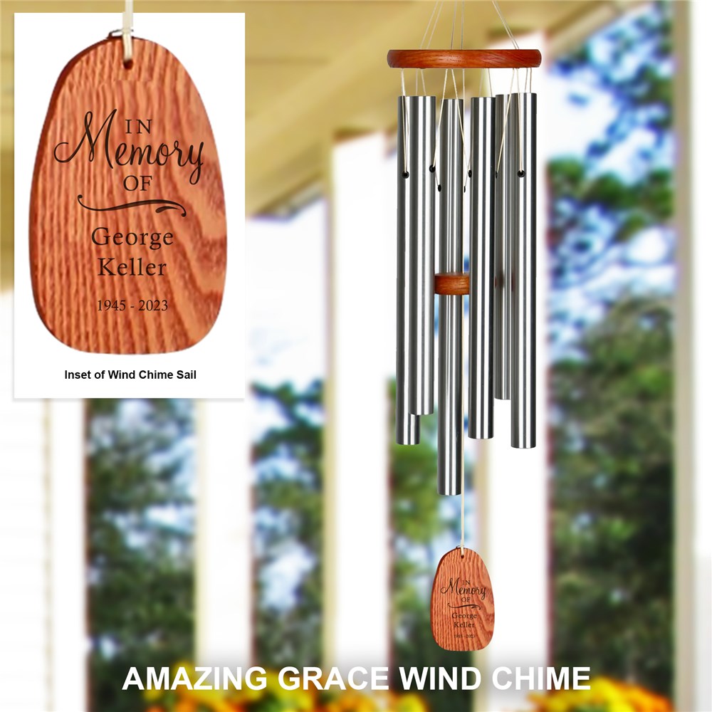 Personalized Memorial Wind Chimes - Sunny Jar Personalized™