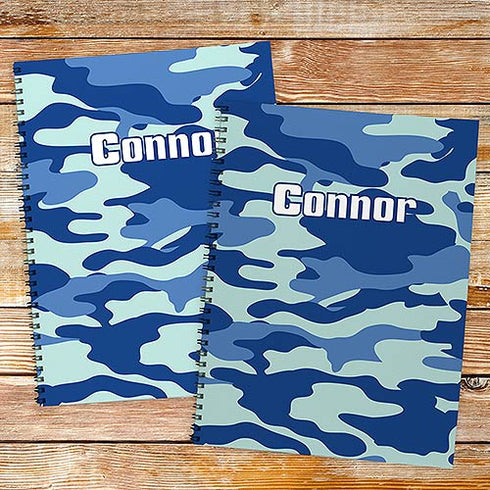 Personalized Camoflage Notebook set - Sunny Jar Personalized™