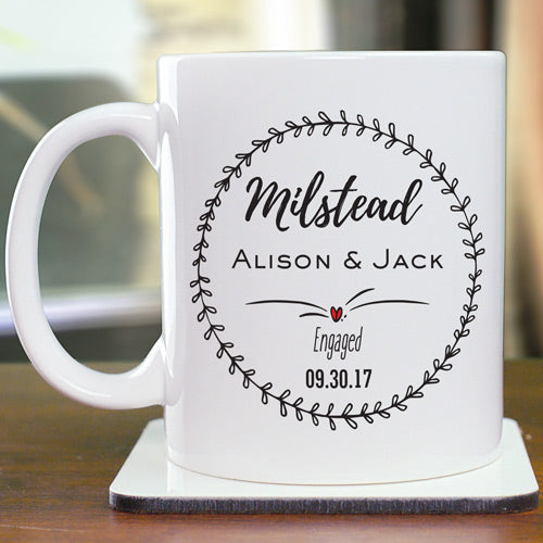 Personalized Engagement Coffee Mug - Sunny Jar Personalized™