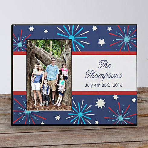 Fourth Of July Printed Frame - Sunny Jar Personalized™