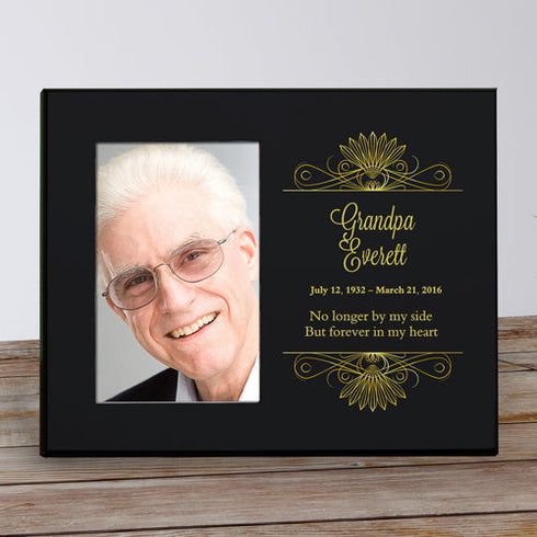 Memorial Black and Gold Frame - Sunny Jar Personalized™