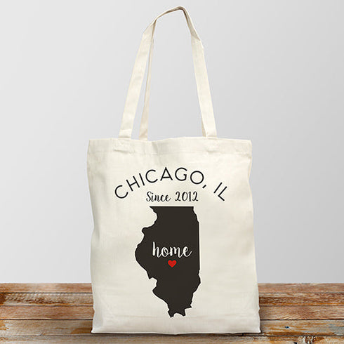 Personalized Home State Tote - Sunny Jar Personalized™