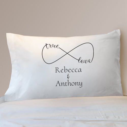 True Love Infinity Pillowcase - Sunny Jar Personalized™