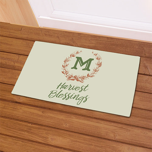 Harvest Blessings Doormat - Sunny Jar Personalized™