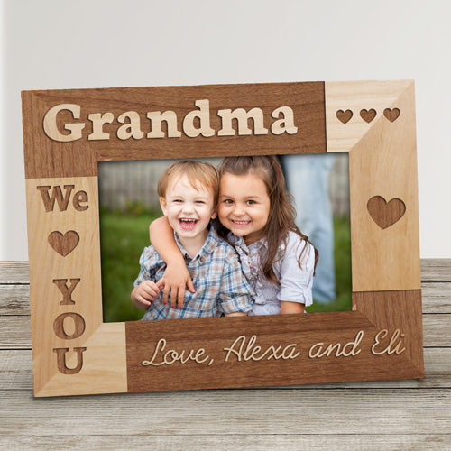 Personalized I Love Grandma Frame - Sunny Jar Personalized™