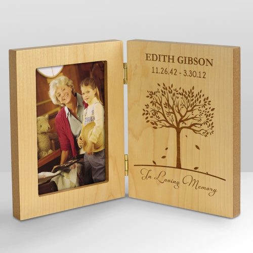 Memorial Wooden Picture Frame - Sunny Jar Personalized™