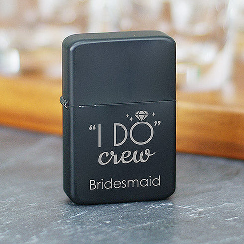 Engraved I Do Crew Lighter - Sunny Jar Personalized™