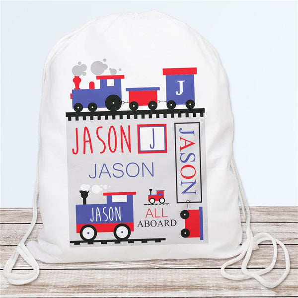 Personalized Train Travel Sports Bag - Sunny Jar Personalized™