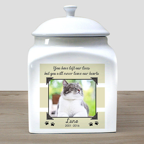 Personalized Photo Cat Urn - Sunny Jar Personalized™