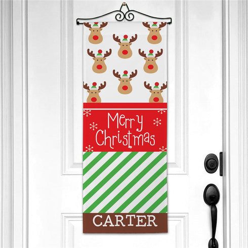 Christmas Reindeer Wall Hanging - Sunny Jar Personalized™