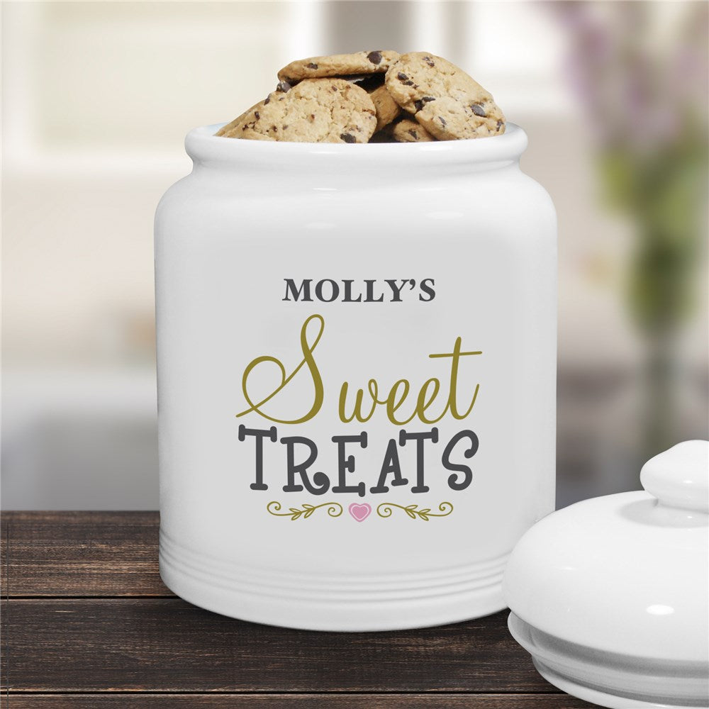 Personalized Any Name Ceramic Treat Jar - Sunny Jar Personalized™