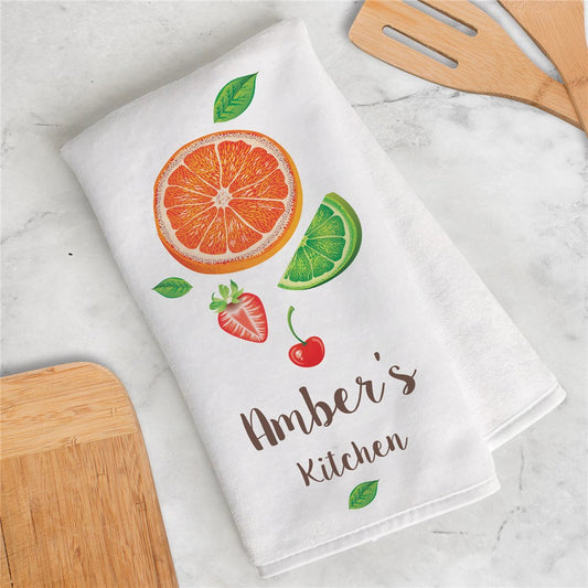 Personalized Fruit Dish Towel - Sunny Jar Personalized™