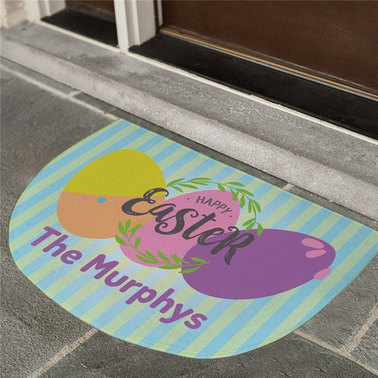 Personalized Easter Eggs Doormat - Sunny Jar Personalized™