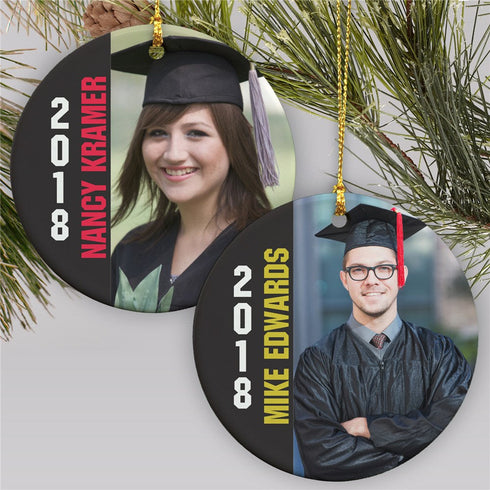 Personalized Photo Graduation Ornament - Sunny Jar Personalized™