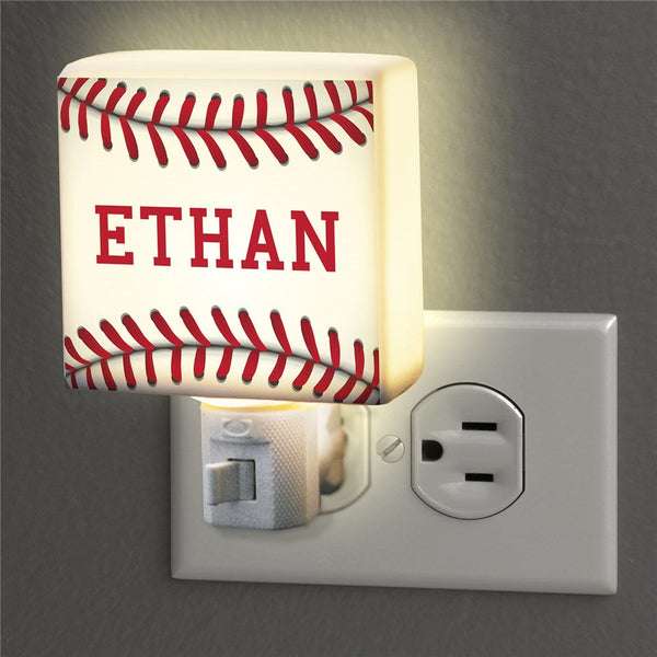 Personalized Baseball Night Light - Sunny Jar Personalized™