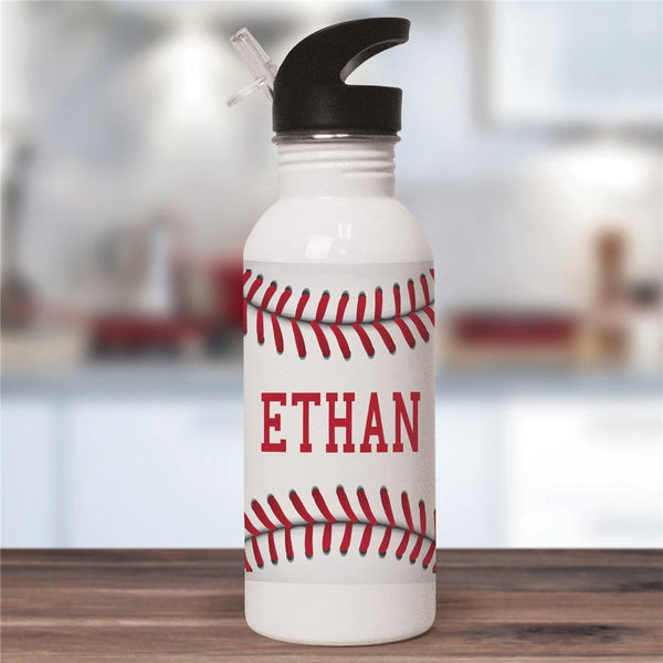 Personalized Baseball Water Bottle - Sunny Jar Personalized™