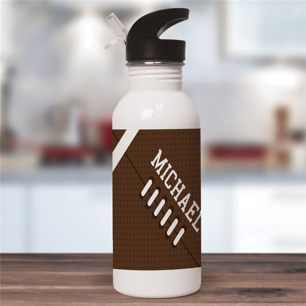 Personalized Football Water Bottle - Sunny Jar Personalized™