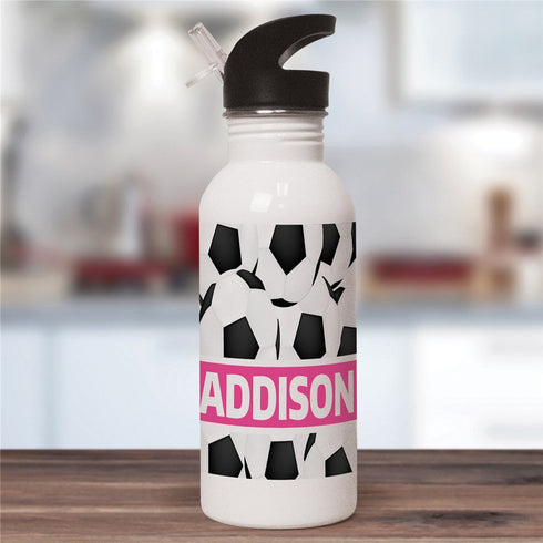 Personalized Soccer Water Bottle - Sunny Jar Personalized™