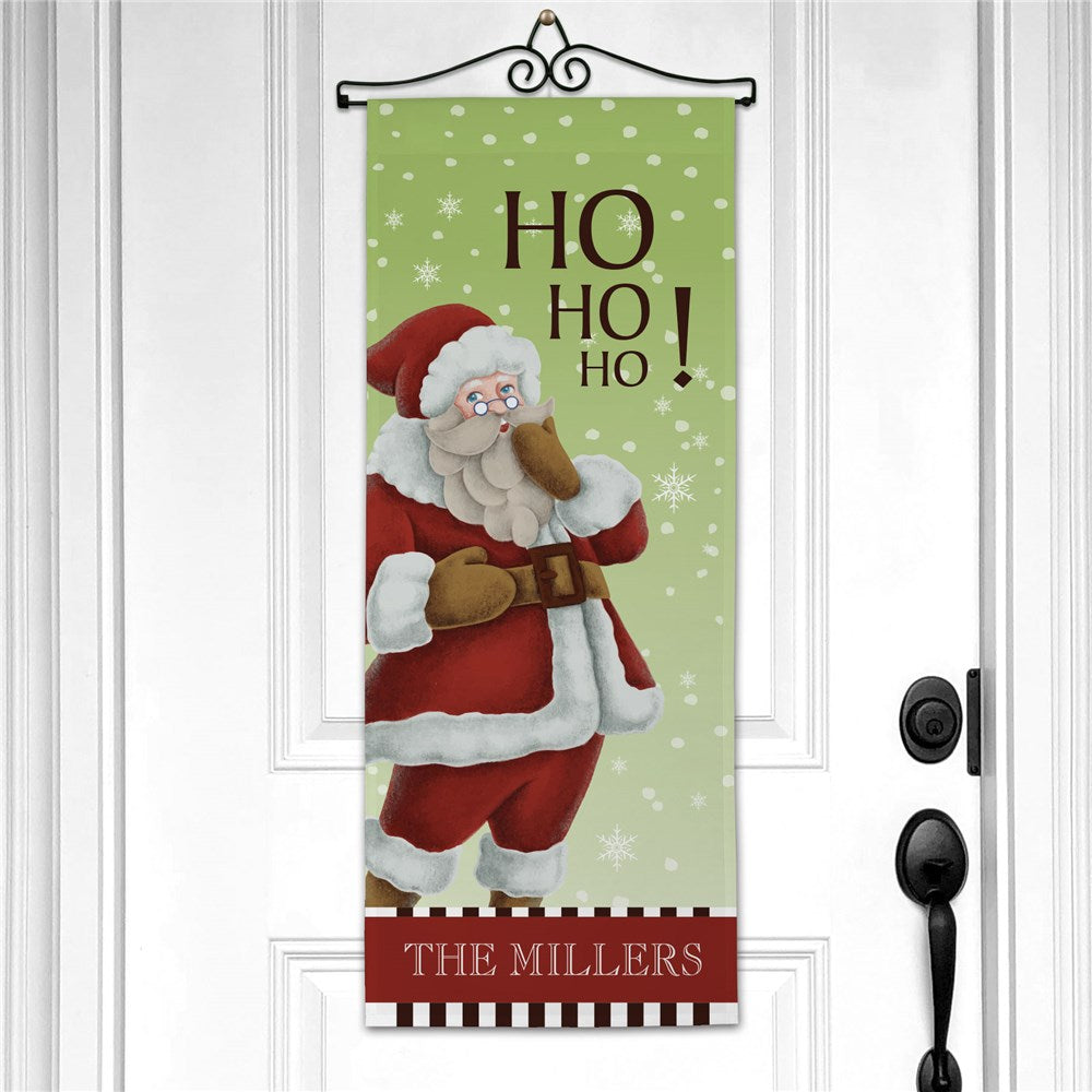 Personalized Vintage Santa Wall Hanging - Sunny Jar Personalized™