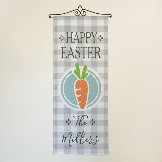 Personalized Happy Easter Carrot Wall Hanging - Sunny Jar Personalized™