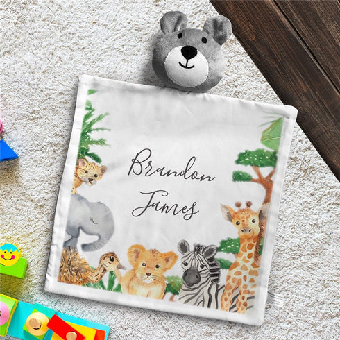 Personalized Wild Animals Bear Lovie - Sunny Jar Personalized™